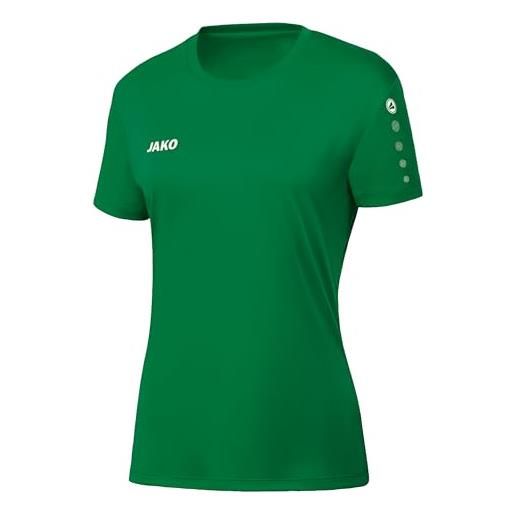 JAKO team damen, maglietta donna, verde sportivo, 40