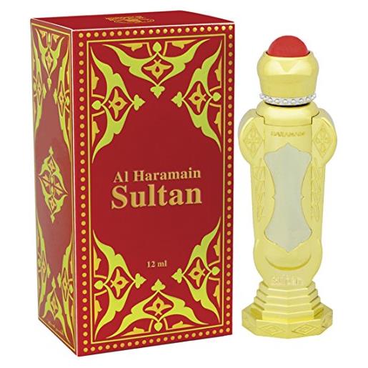 Al Haramain perfumes - olio profumato sultan, confezione da 1