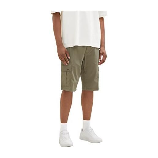 TOM TAILOR bermuda shorts, uomo, grigio (tarmac grey 10899), 36