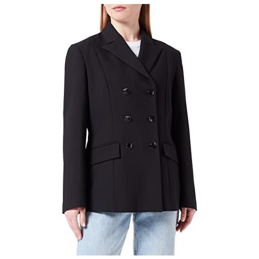 Sisley giacca 2olvlw00l, black 100, 40 donna