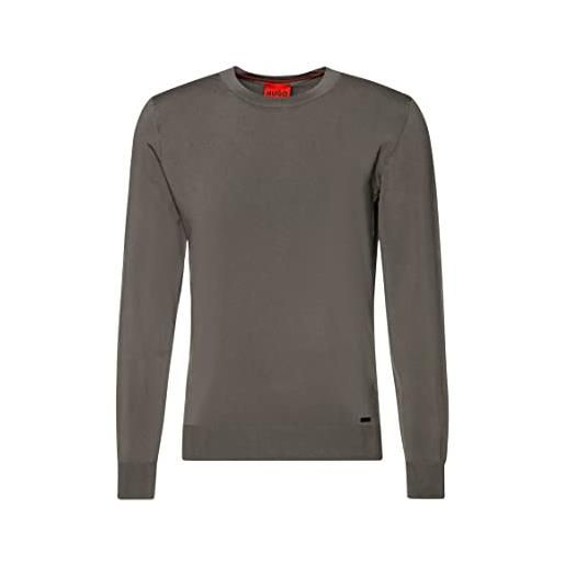 HUGO san cesar-v knitted_sweater, medium grey38, s uomo