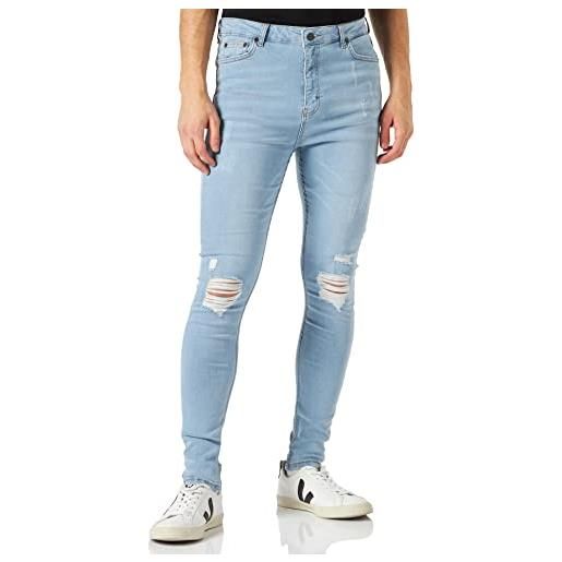 Gianni Kavanagh light blue core ripped jeans, m uomini