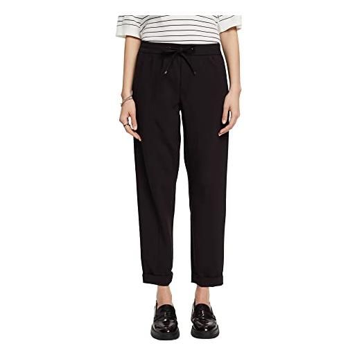 ESPRIT 993ee1b313 pantaloni, nero (001/black), 40 donna