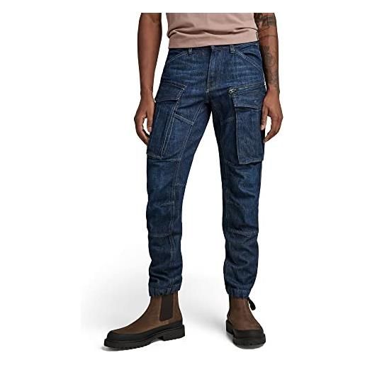 G-STAR RAW men's rovic zip 3d regular tapered denim pants, blu (worn in waterfront d23077-d301-d911), 28w / 30l