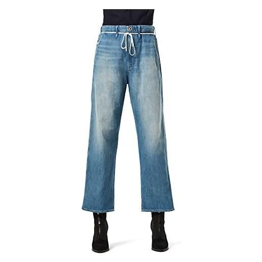G-STAR RAW women's lintell high dad jeans, blu (raw denim d17196-9657-001), 26w / 32l