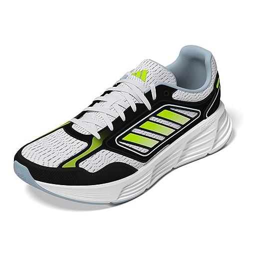adidas galaxy star m, shoes-low (non football) uomo, dash grey/lucid lemon/wonder blue, 46 eu