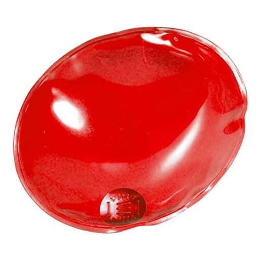 eBuyGB, confezione da 4 scaldamani in gel a riscaldamento istantaneo, ovali rossi. 