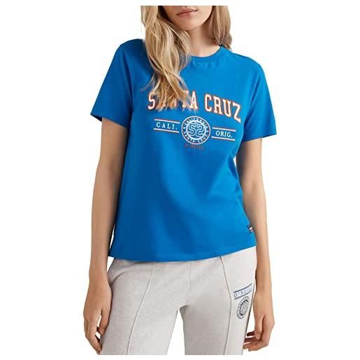 O'NEILL t-shirt da surf state, blu (directoire blue), l/xl (pacco da 4) donna