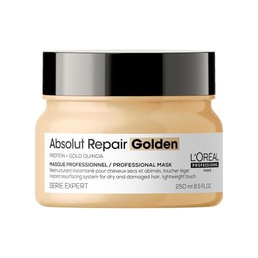 L'Oréal Professionnel absolut repair golden professional mask maschera per ripristinare i capelli gravemente danneggiati 250 ml per donna