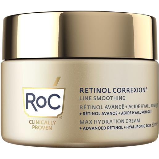 ROC line smoothing crema viso massima idratazione 50ml tratt. Viso 24 ore antirughe
