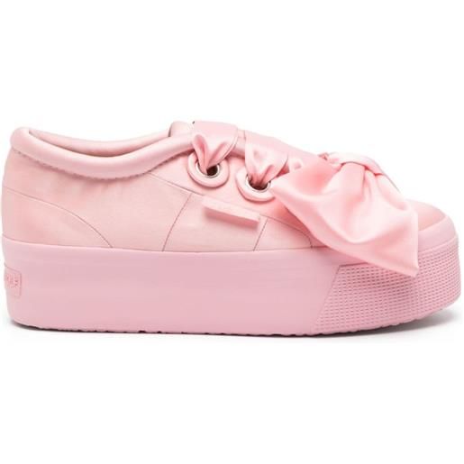 Viktor & Rolf sneakers con fiocco x superga - rosa
