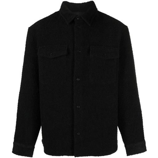 Saint Laurent giacca-camicia a maniche lunghe - nero