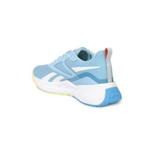 Reebok nfx trainer, scarpe da ginnastica donna, ftwr white pure grey 2 vector blue, 40 eu