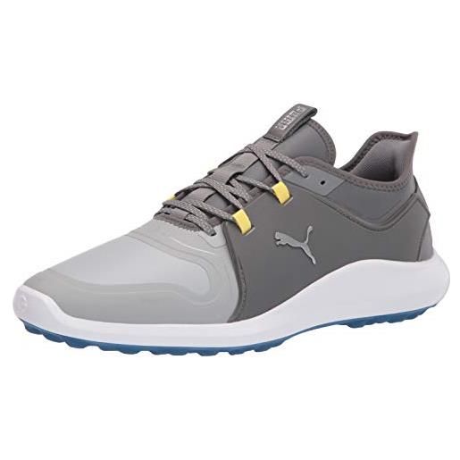 PUMA ignite fasten8 pro, scarpe da golf uomo, grigio (high rise puma silver quiet shade), 40.5 eu