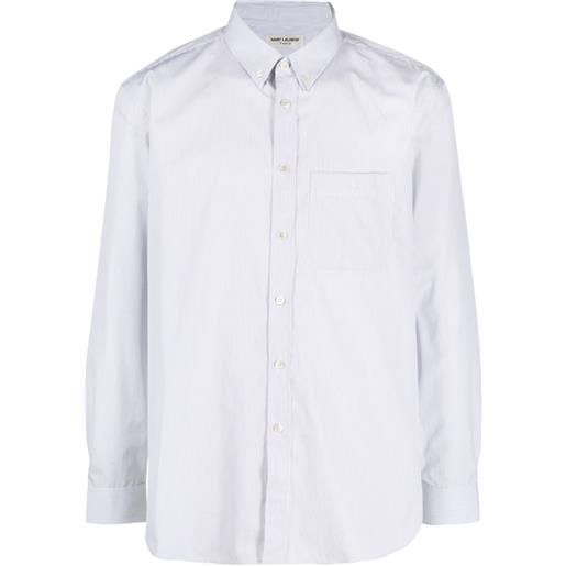 Saint Laurent camicia a righe - bianco