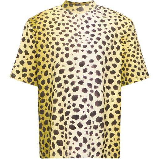 THE ATTICO t-shirt kilie in jersey di cotone stampato