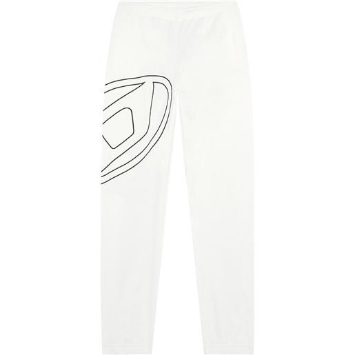 Diesel pantaloni sportivi p-marky-megoval-d - bianco