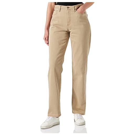 Tommy Hilfiger nuovo classico dritto hw cw jeans, beige, 31w x 32l donna