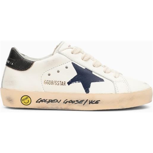 Golden Goose sneaker super-star bianca/navy