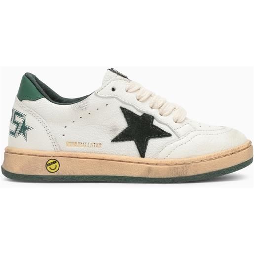 Golden Goose sneaker ball star bianca/verde