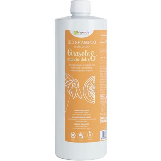 LA SAPONARIA shampoo liquido girasole e arancio 1lt shampoo nutriente