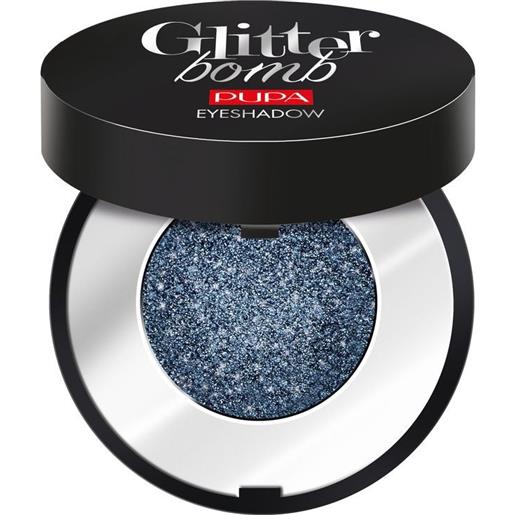 Pupa glitter bomb eyeshadow ombretto compatto 006 galaxy blue