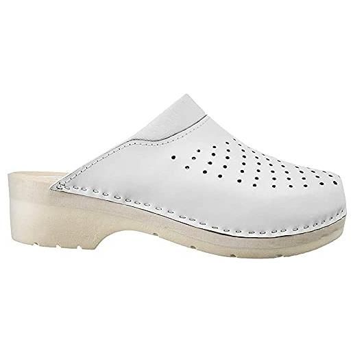 Zoccoli Sanitari Donna Pantofole Uomo Infermiere Sandali Ospedale  Giardinaggio Spiaggia Estate Scarpe Nero Blu Bianco Giallo 35-47 EU -  Ernesto Shop