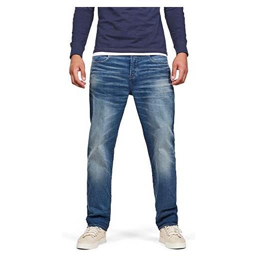 G-STAR RAW men's 3301 relaxed straight jeans, blu (worker blue faded 51004-a088-a888), 25w / 28l