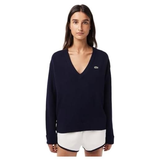 Lacoste af9554 pullover, marina, 36 donna