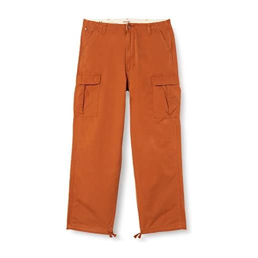 Wrangler casey jones cargo pantaloni, nutmeg brown, 32w x 32l uomo