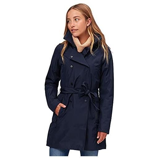 Helly Hansen donna welsey ii trench insulated, blu, xl