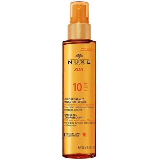 Nuxe - olio abbronzante bassa protezione - spf10