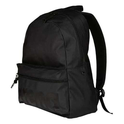 Arena team backpack 30, zaino scolastico sportivo da 30 litri unisex adulto, nero (black), taglia unica