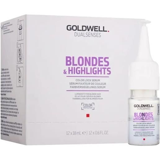 GOLDWELL ds blondes & highlights intensive conditioning serum 12x18ml