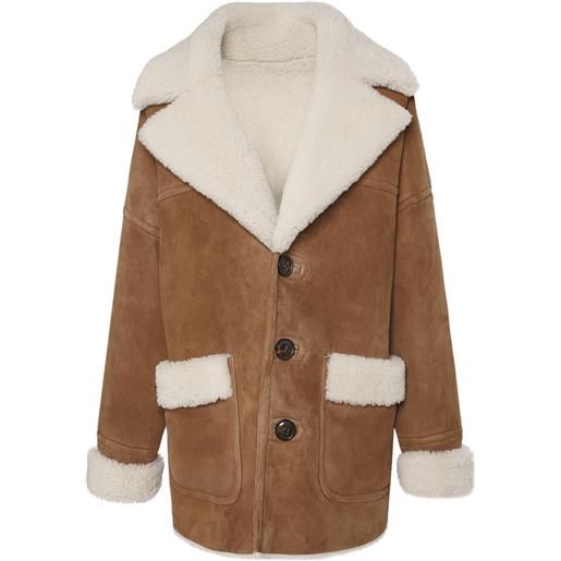 DSQUARED2 cappotto oversize in shearling
