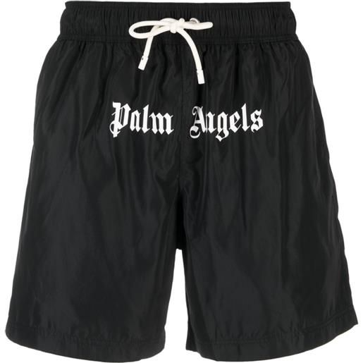 Palm Angels costume da bagno con stampa - nero