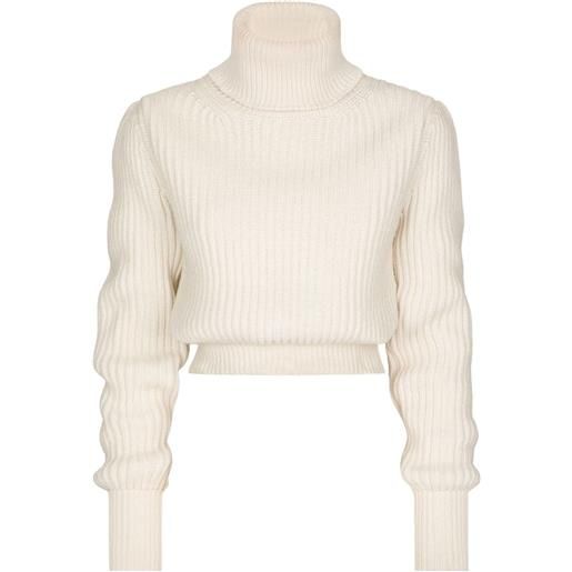 Dolce & Gabbana maglione a collo alto - bianco