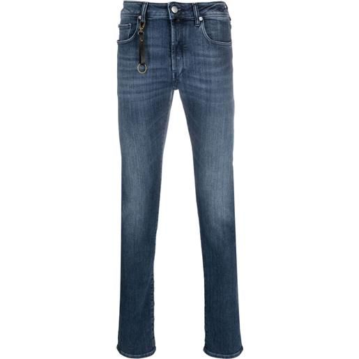 Incotex jeans affusolati - blu