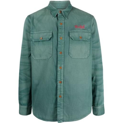 Polo Ralph Lauren camicia con ricamo - verde