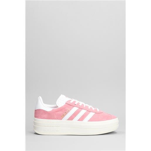 Adidas sneakers gazelle bold w in pelle e camoscio rosa