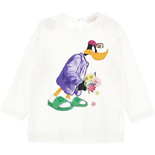Monnalisa t-shirt maniche lunghe daffy duck