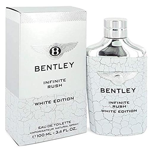 Bentley infinite rush by Bentley eau de toilette spray (white edition) 3.4 oz / 100 ml (men)