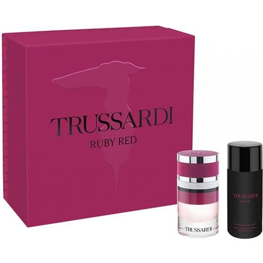 Trussardi ruby red cofanetto regalo