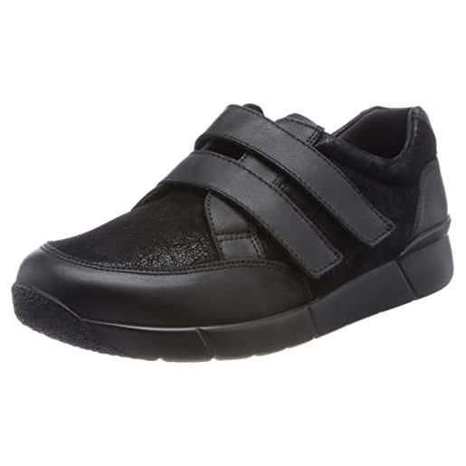 Berkemann karl, scarpe da ginnastica uomo, nero opaco, 46.5 eu