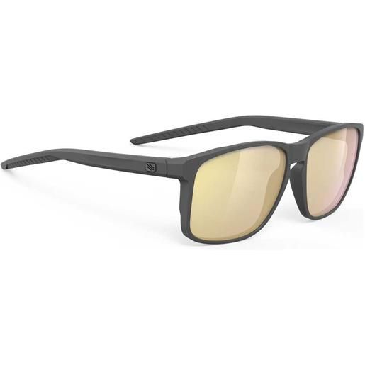 Rudy Project overlap sunglasses nero multilaser gold/cat3