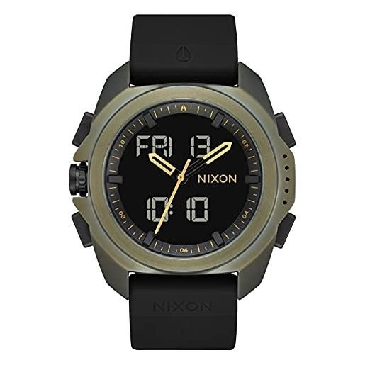 Nixon orologio analogueico-digital uomo con cinturino in silicone a12671089-00