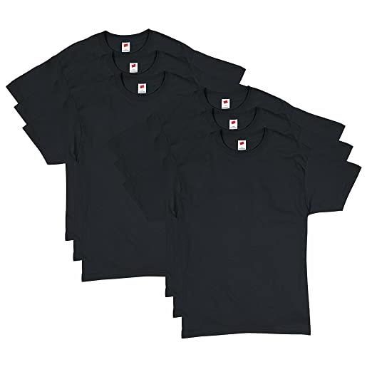 Hanes men's comfort. Soft t-shirt (pack of 6), white, medium