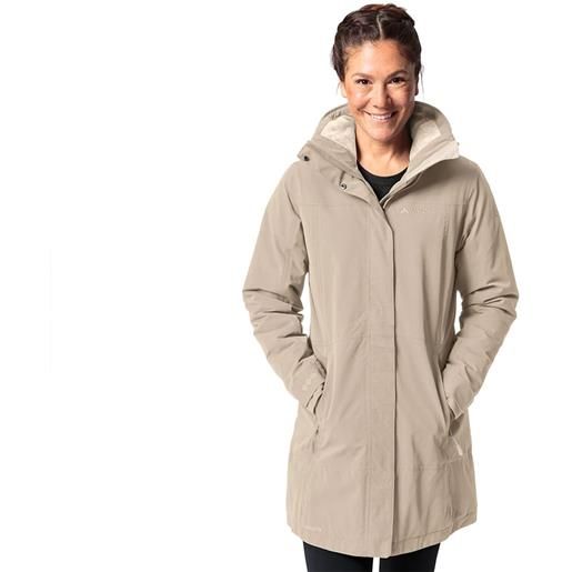 Vaude skomer wool ii parka beige 34 donna