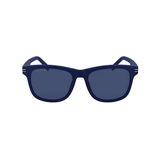 Lacoste l995s sunglasses, 401 matte blue, taglia unica unisex