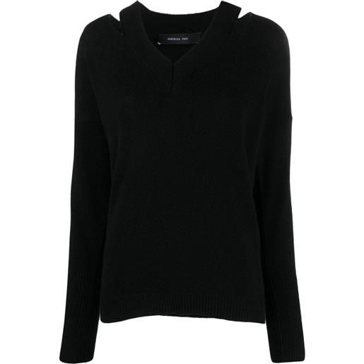 Federica Tosi maglione con dettaglio cut-out - nero